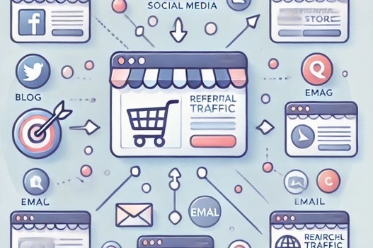 Mit jelent a Referral forgalom egy webáruház esetében?