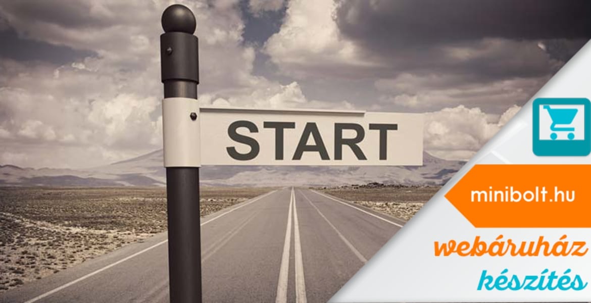 webáruház indítása